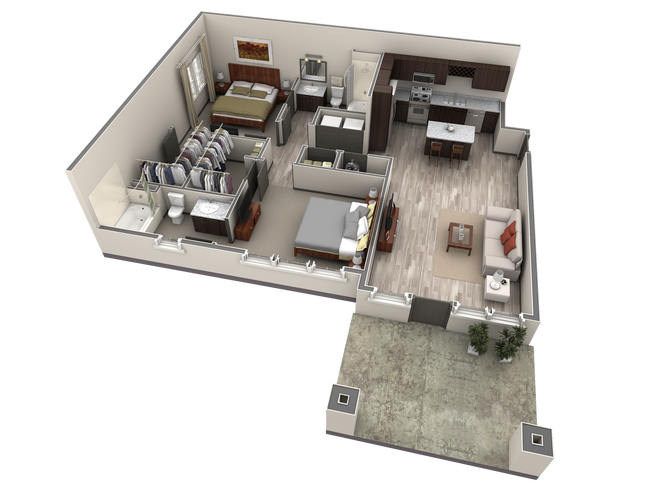 2 BR Vue Overlook 2025 floor plan
